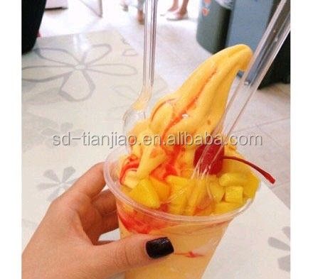Mango Flavor Soft Serve Ice Cream Powder Per l' Asia Sud America Africa Medio Oriente