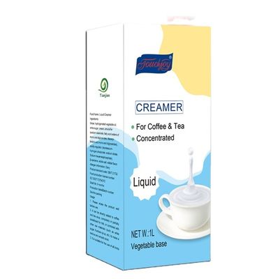 Crema di caffè bianca liquida non lattiero-casearia con durata di conservazione di 9 mesi