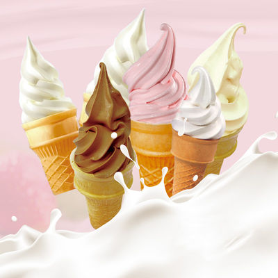 Delizioso cioccolato, sapore di frutta, gelato morbido, in polvere con 6,1 proteine