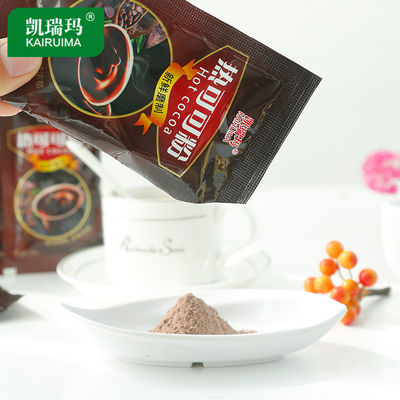 Concentrato in polvere di bevanda al malto al cioccolato senza zucchero con sapore caratteristico di cacao